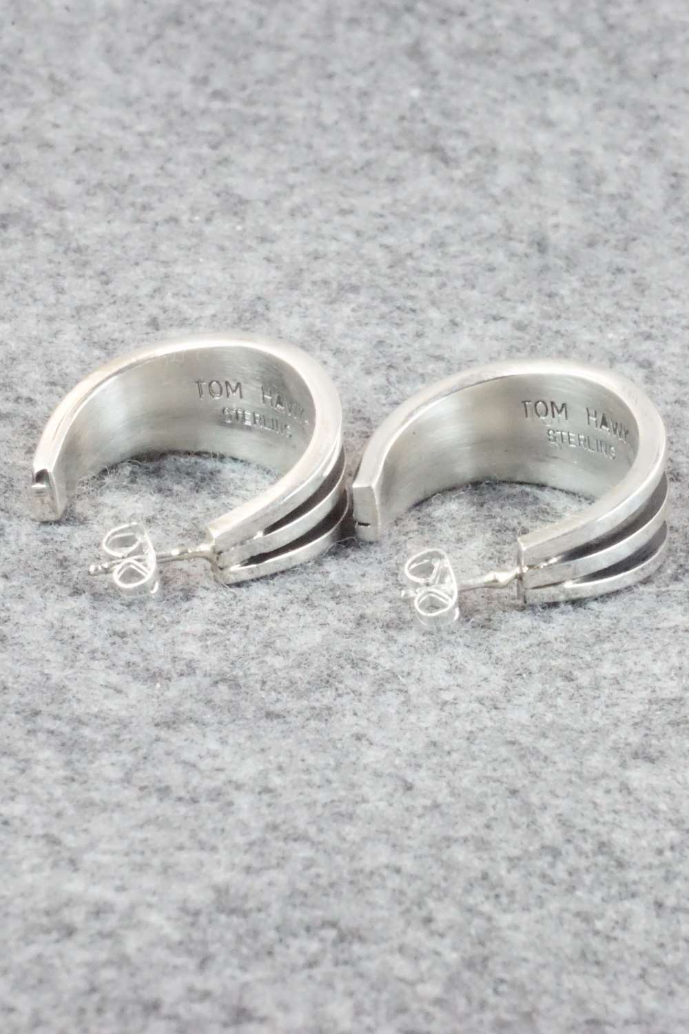 Sterling Silver Earrings - Tom Hawk