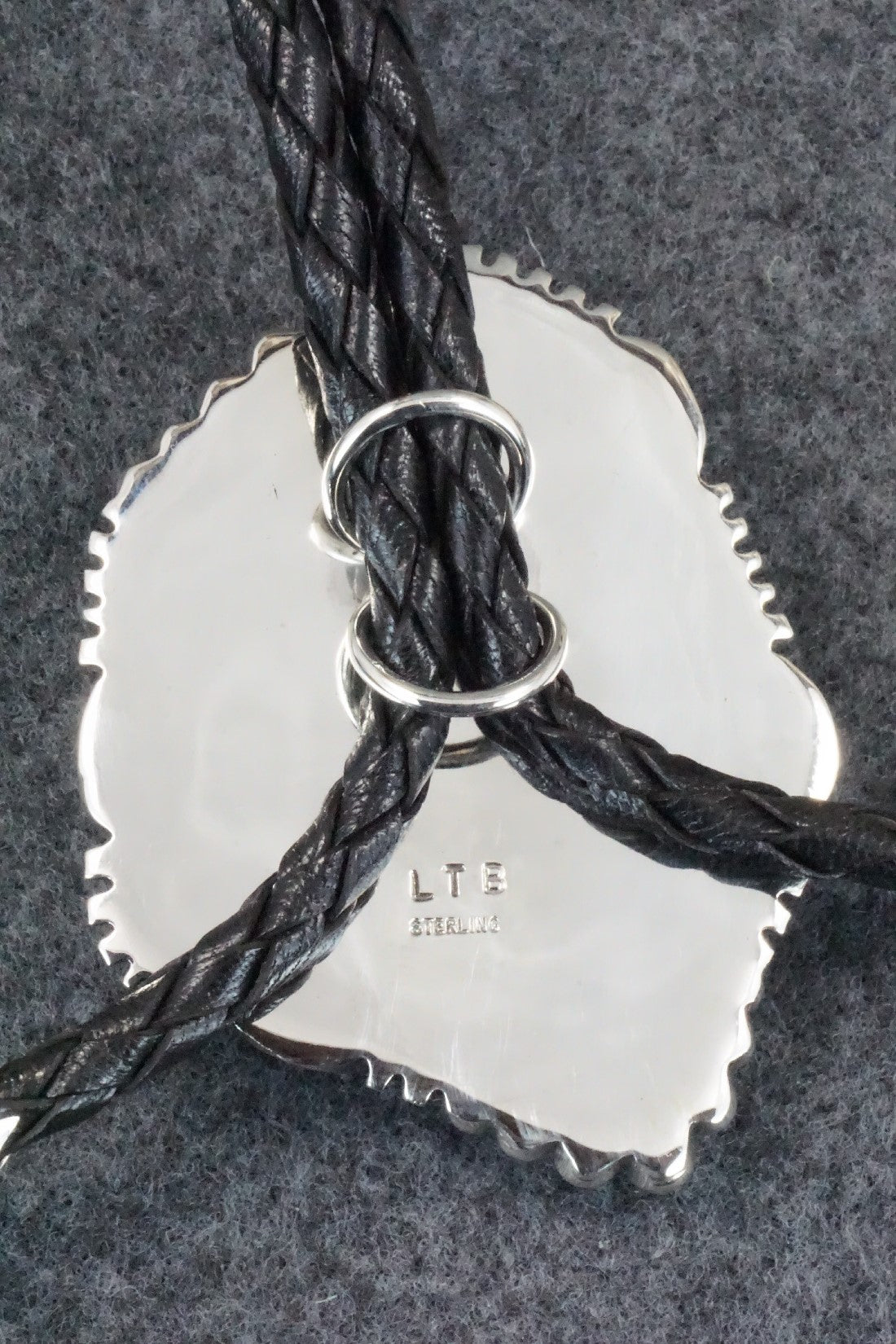 Turquoise & Sterling Silver Bolo Tie - Loren Thomas Begay