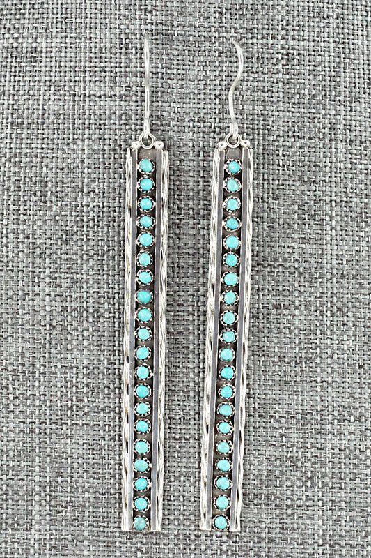 Turquoise & Sterling Silver Earrings - Stephen Haloo