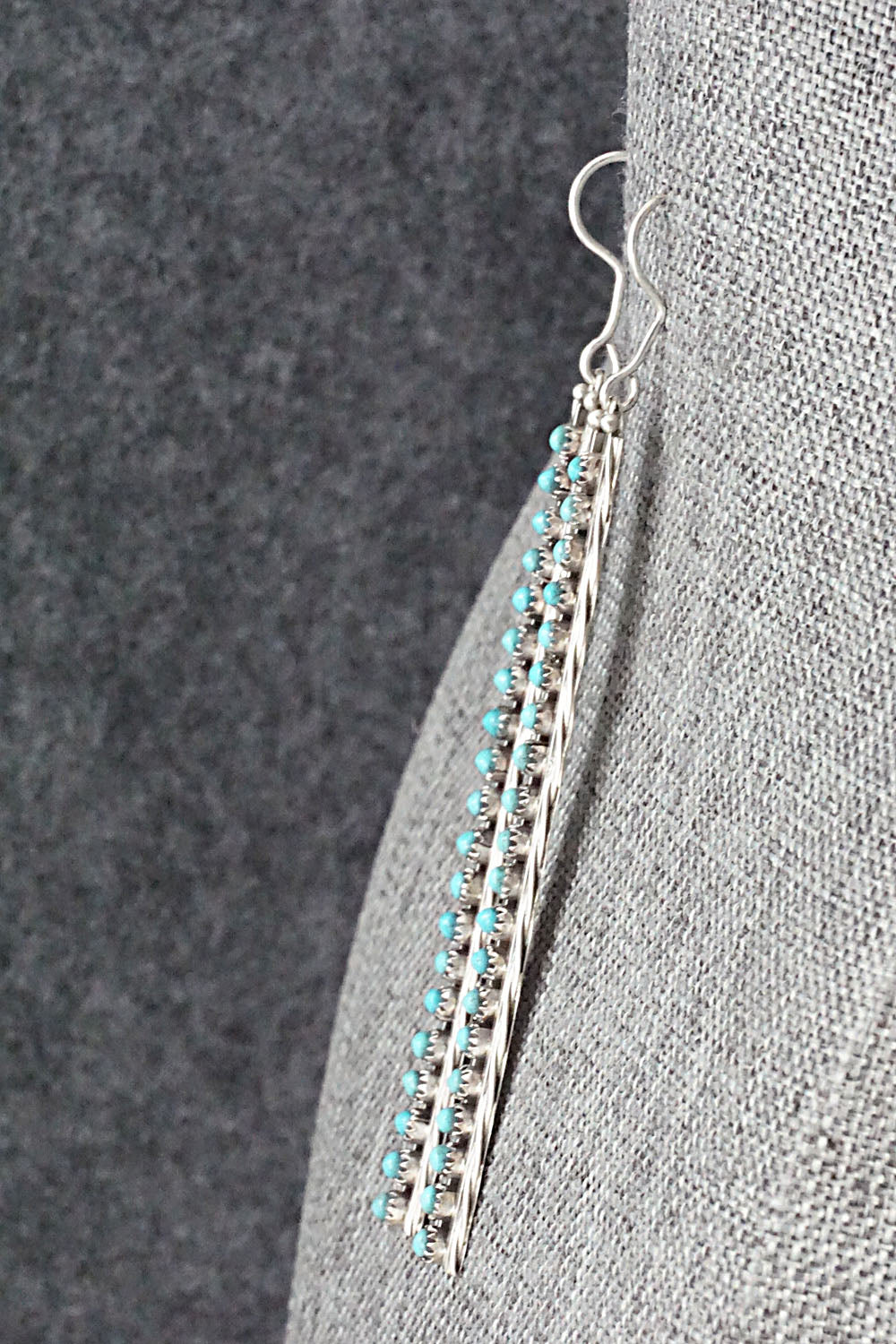 Turquoise & Sterling Silver Earrings - Stephen Haloo