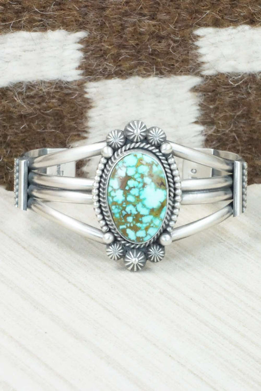 Turquoise & Sterling Silver Bracelet - Michael Calladitto