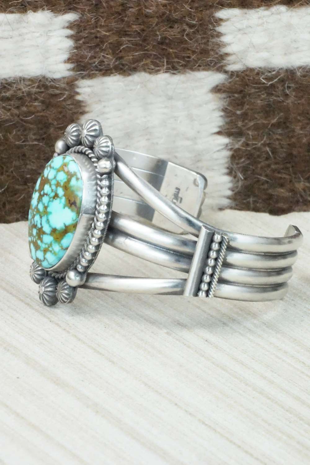 Turquoise & Sterling Silver Bracelet - Michael Calladitto