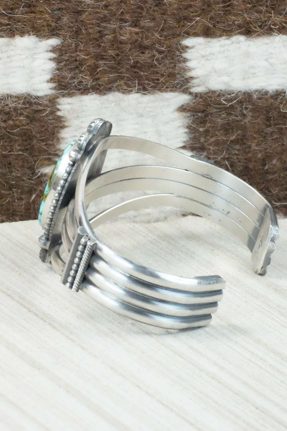 Turquoise & Sterling Silver Bracelet - Michael Calladitto