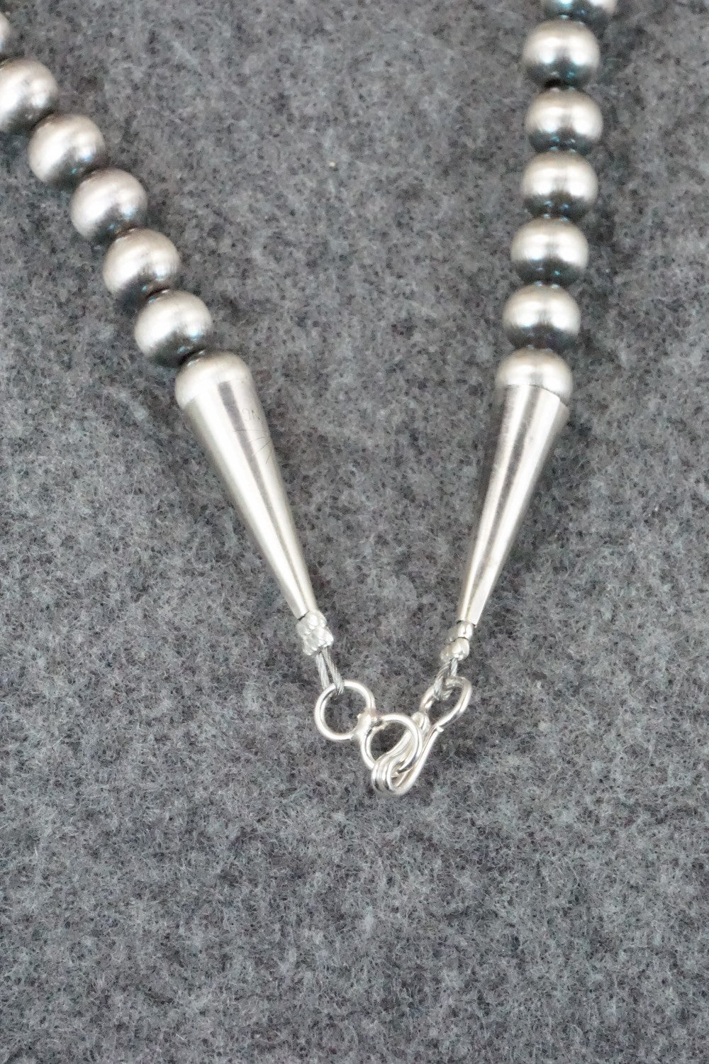 Turquoise & Sterling Silver Pearl Necklace - Janet Johnson