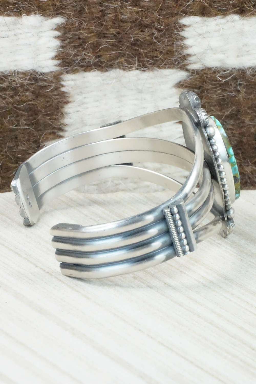 Turquoise & Sterling Silver Bracelet - Michael Calladitto