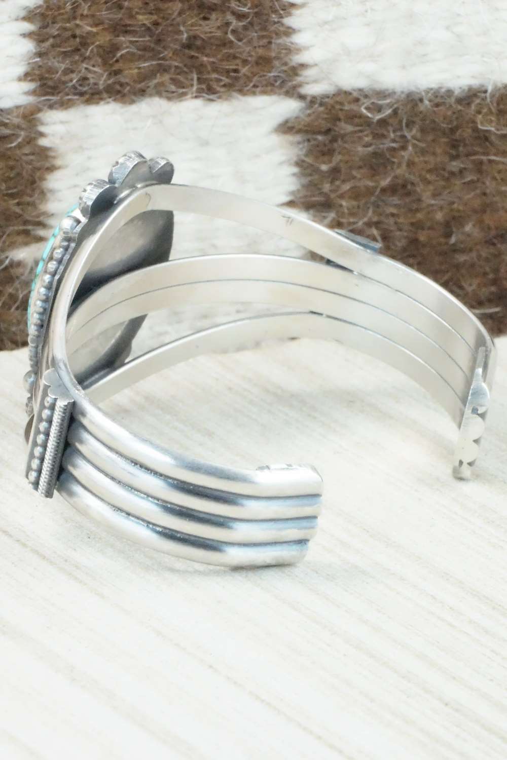 Turquoise & Sterling Silver Bracelet - Michael Calladitto