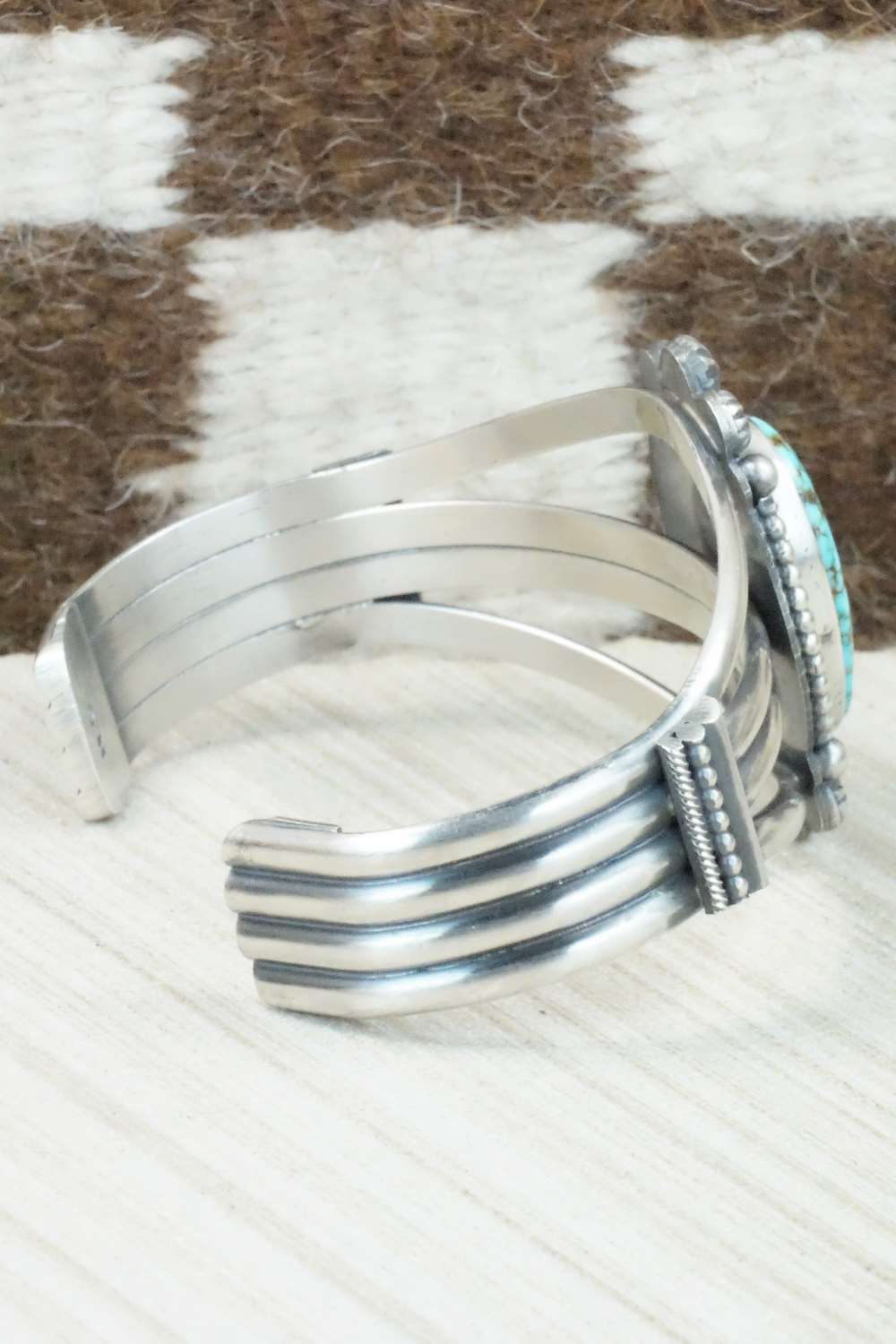 Turquoise & Sterling Silver Bracelet - Michael Calladitto