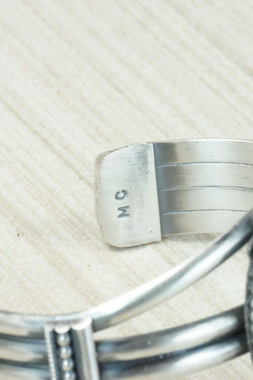 Turquoise & Sterling Silver Bracelet - Michael Calladitto