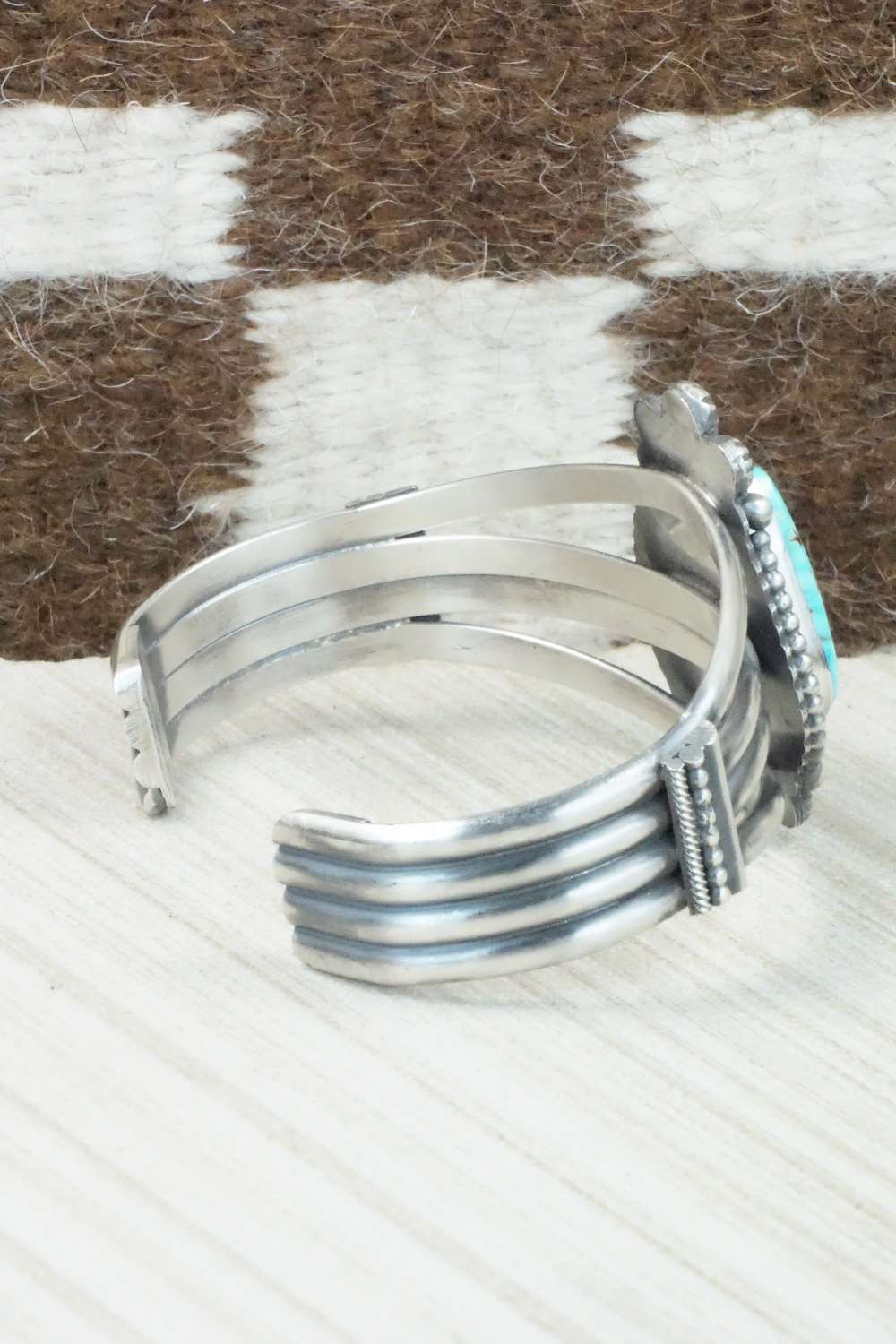Turquoise & Sterling Silver Bracelet - Michael Calladitto
