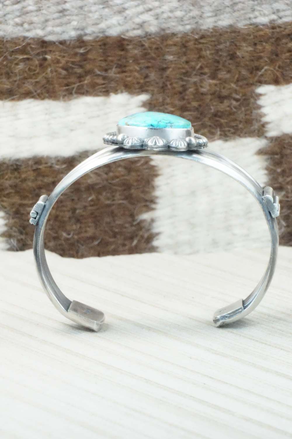 Turquoise & Sterling Silver Bracelet - Tillie Jon