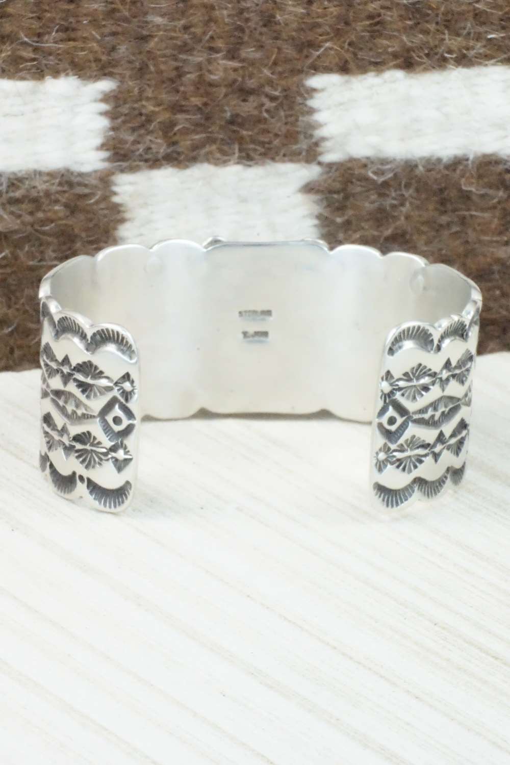Turquoise & Sterling Silver Bracelet - Tillie Jon