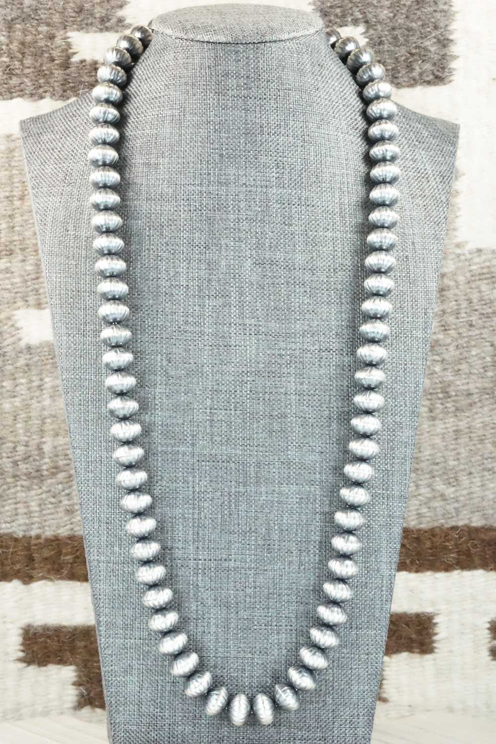 Sterling Silver Navajo Pearl Necklace - Tonisha Haley