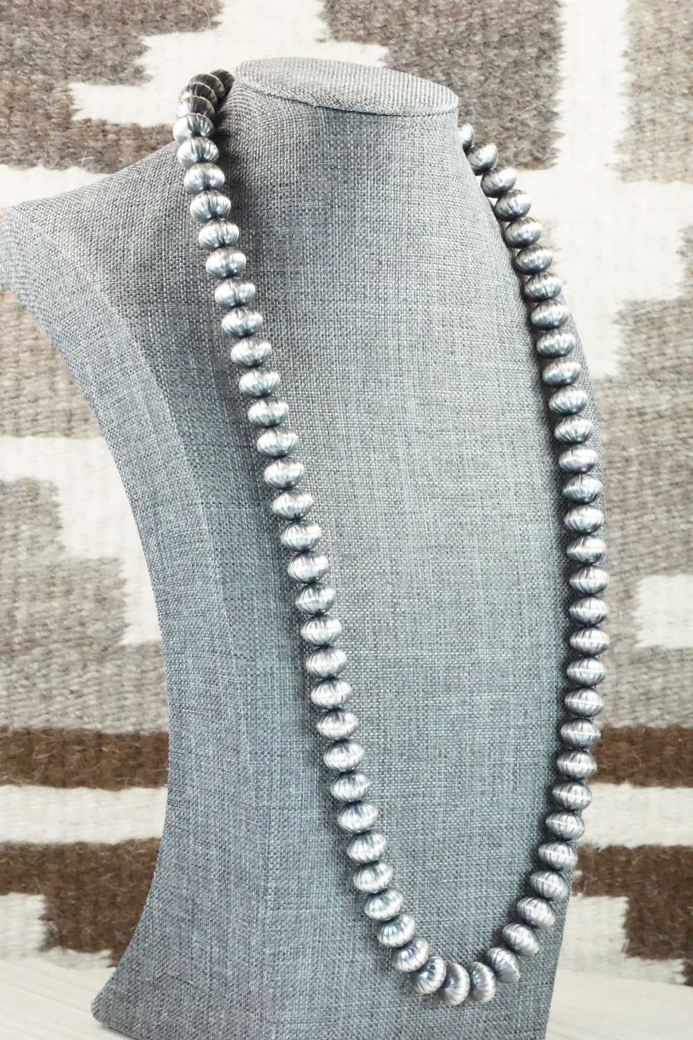 Sterling Silver Navajo Pearl Necklace - Tonisha Haley