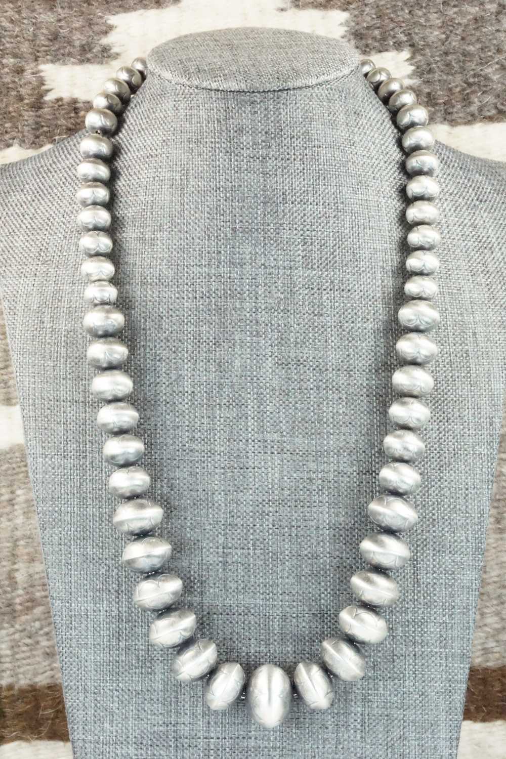 Sterling Silver Navajo Pearl Necklace - Jan Mariano