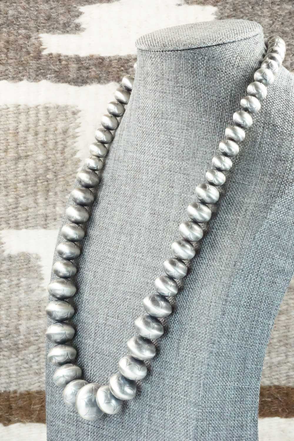 Sterling Silver Navajo Pearl Necklace - Jan Mariano
