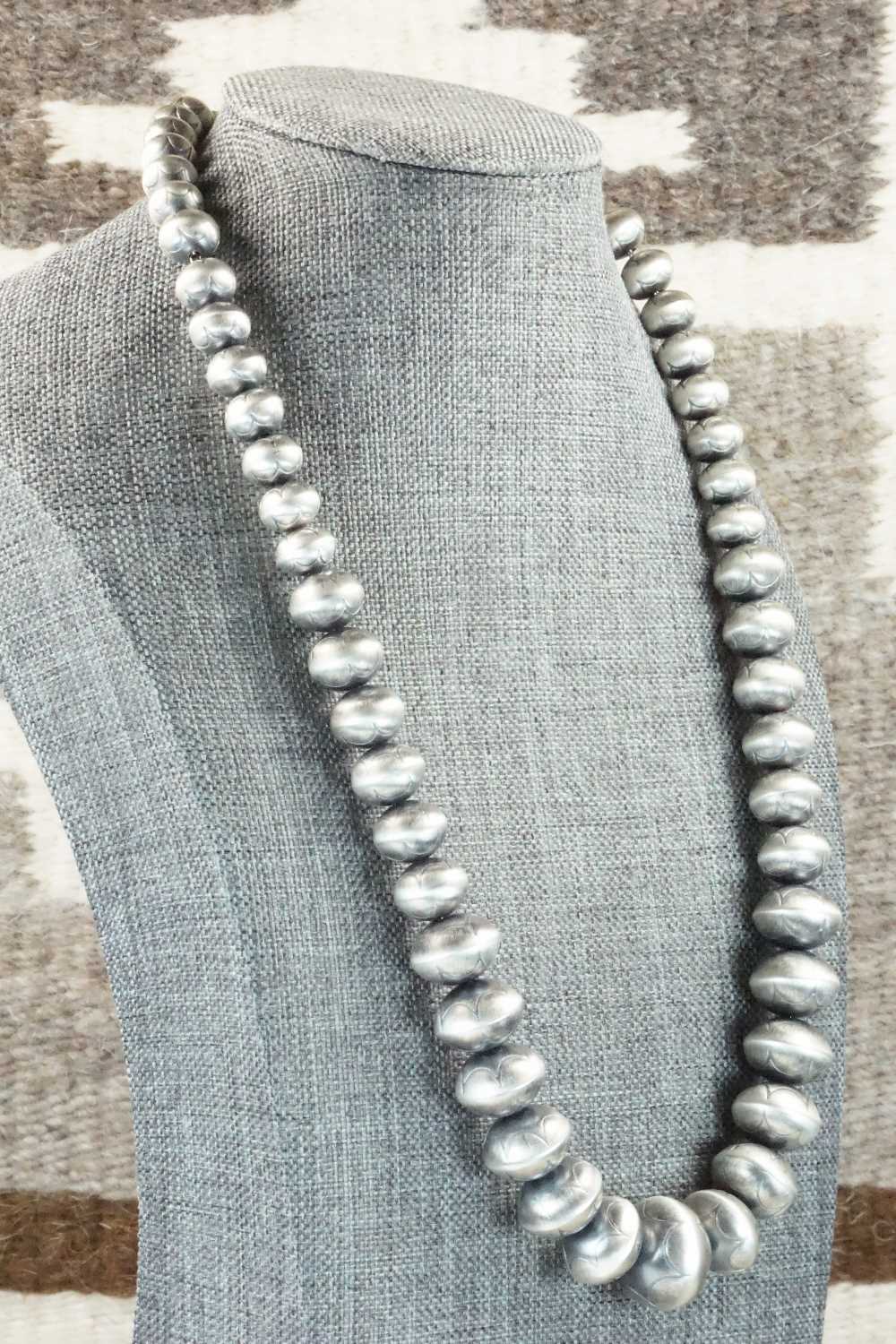 Sterling Silver Navajo Pearl Necklace - Jan Mariano