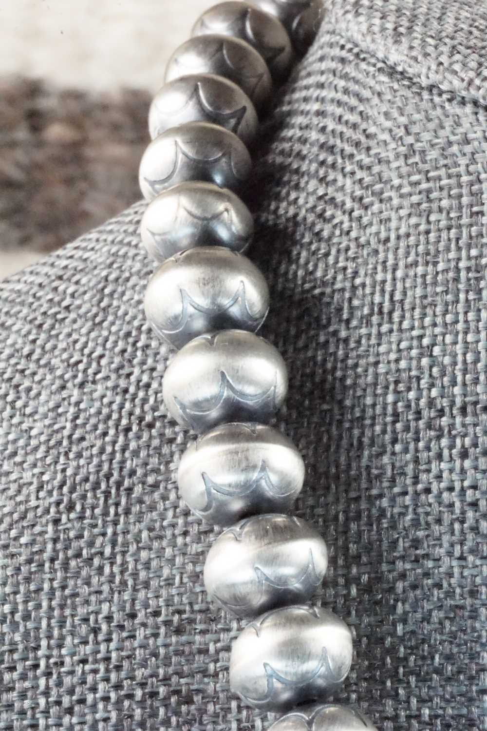 Sterling Silver Navajo Pearl Necklace - Jan Mariano