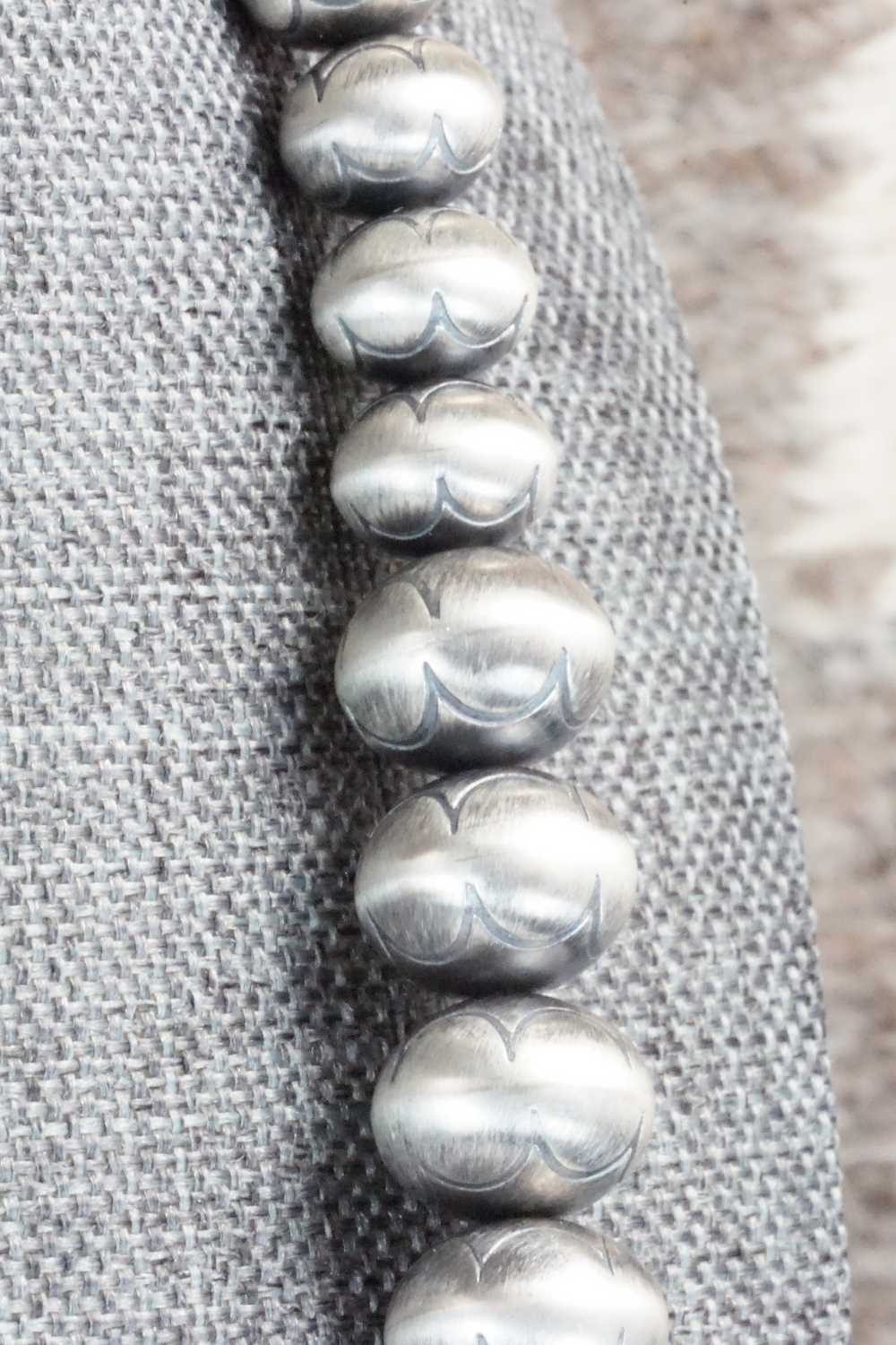 Sterling Silver Navajo Pearl Necklace - Jan Mariano