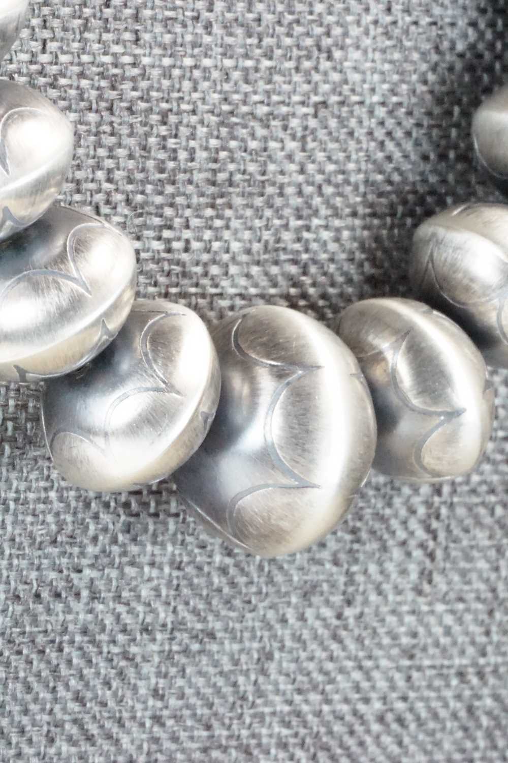 Sterling Silver Navajo Pearl Necklace - Jan Mariano
