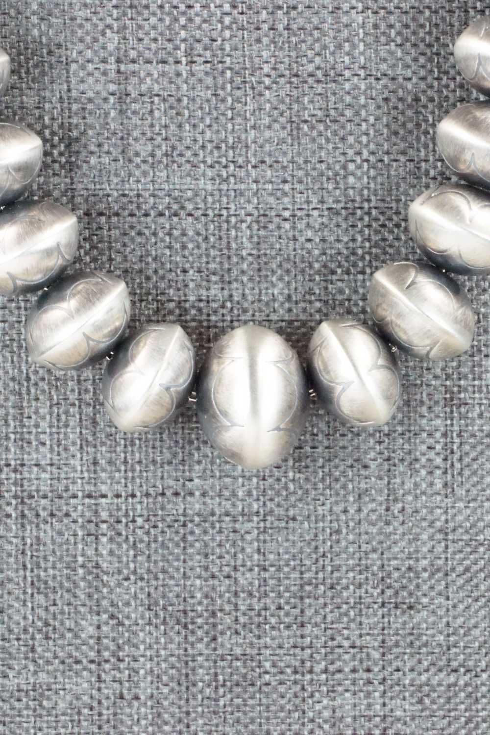 Sterling Silver Navajo Pearl Necklace - Jan Mariano