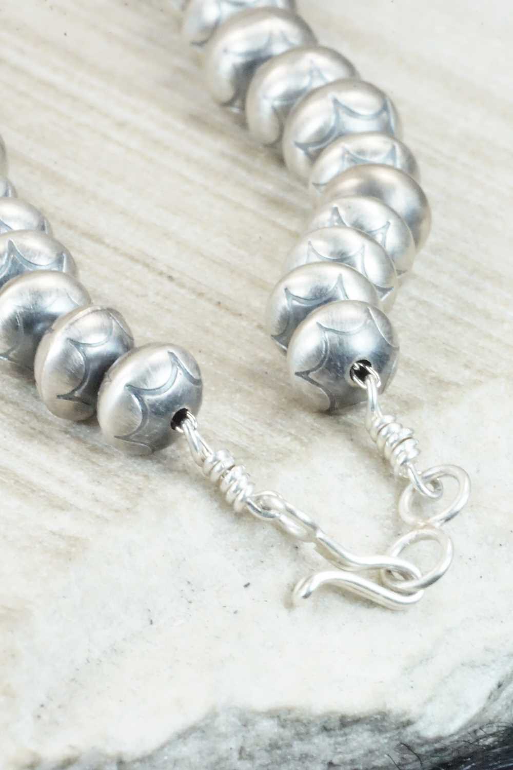 Sterling Silver Navajo Pearl Necklace - Jan Mariano