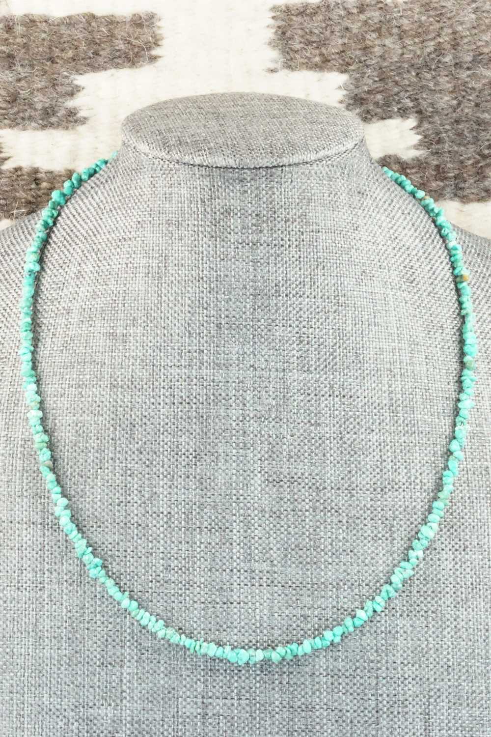 Turquoise & Sterling Silver Necklace - Doreen Jake