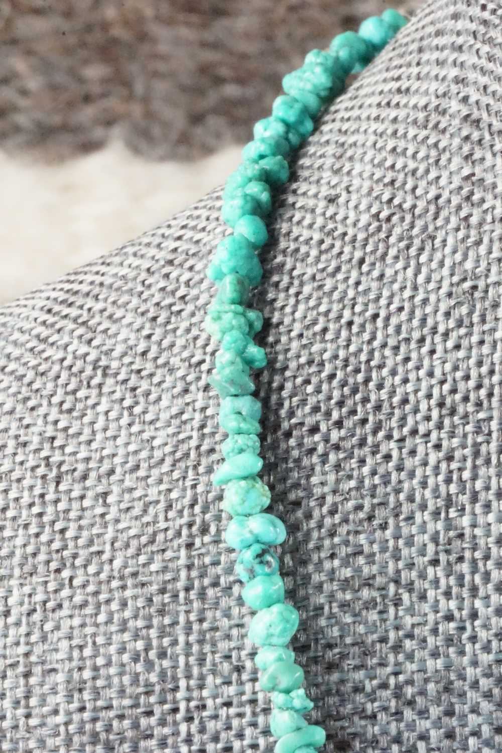 Turquoise & Sterling Silver Necklace - Doreen Jake