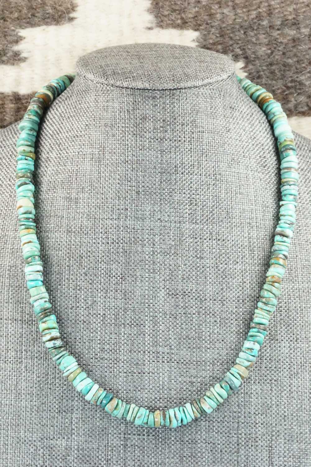 Turquoise & Sterling Silver Necklace - Doreen Jake