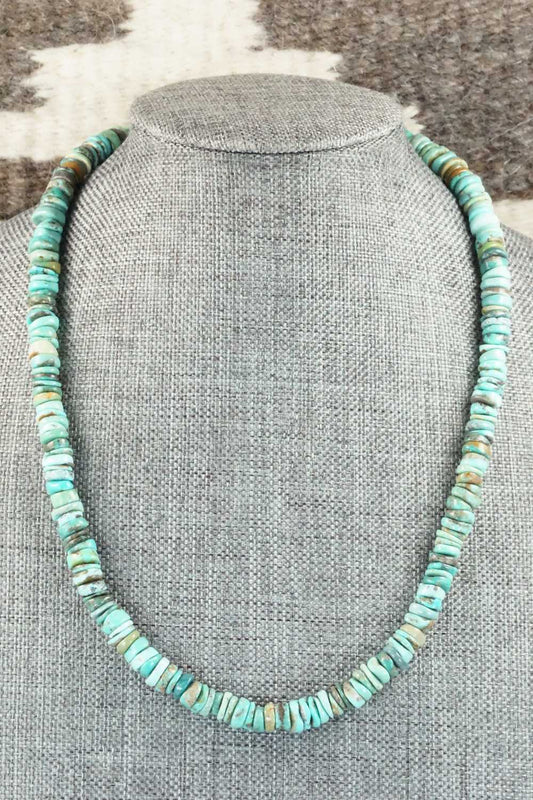 Turquoise & Sterling Silver Necklace - Doreen Jake