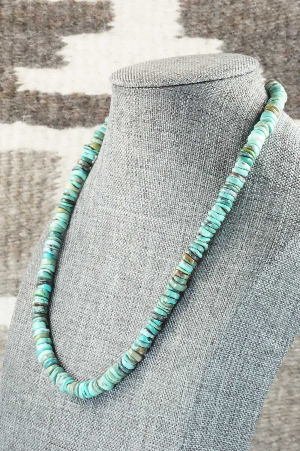 Turquoise & Sterling Silver Necklace - Doreen Jake