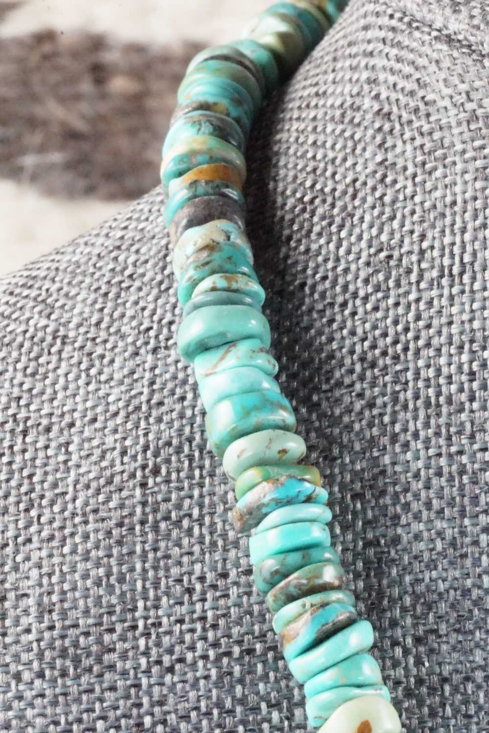 Turquoise & Sterling Silver Necklace - Doreen Jake