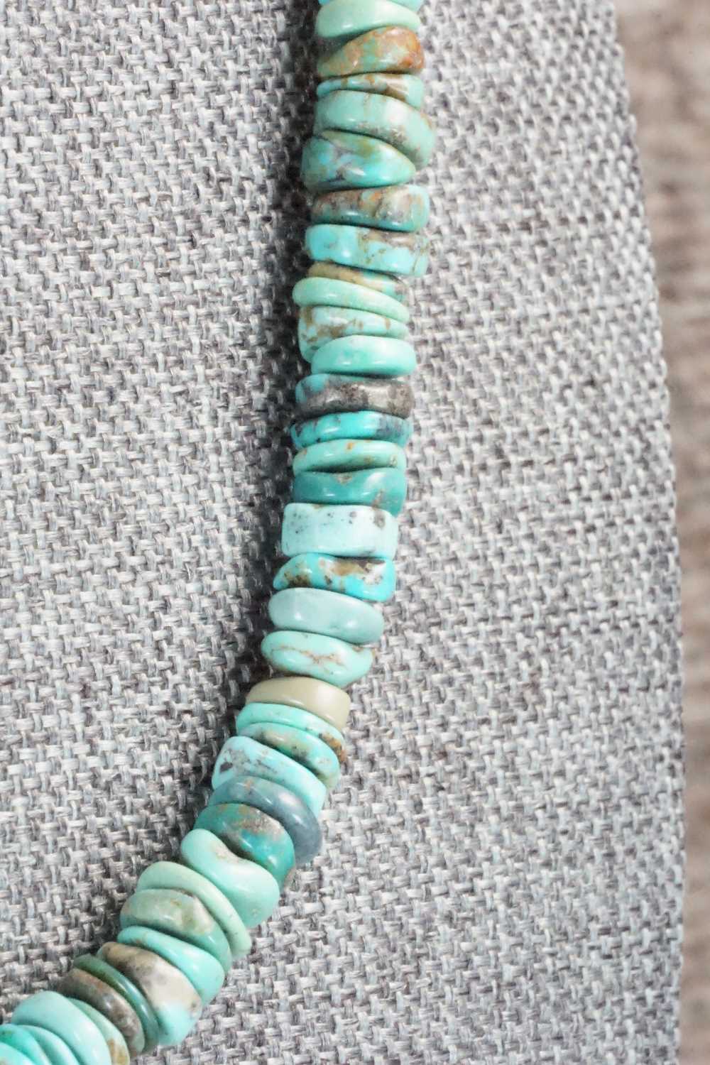 Turquoise & Sterling Silver Necklace - Doreen Jake