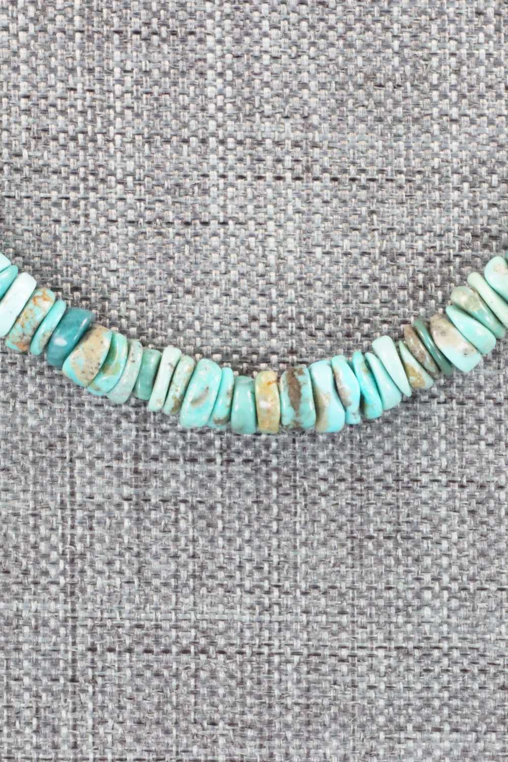 Turquoise & Sterling Silver Necklace - Doreen Jake