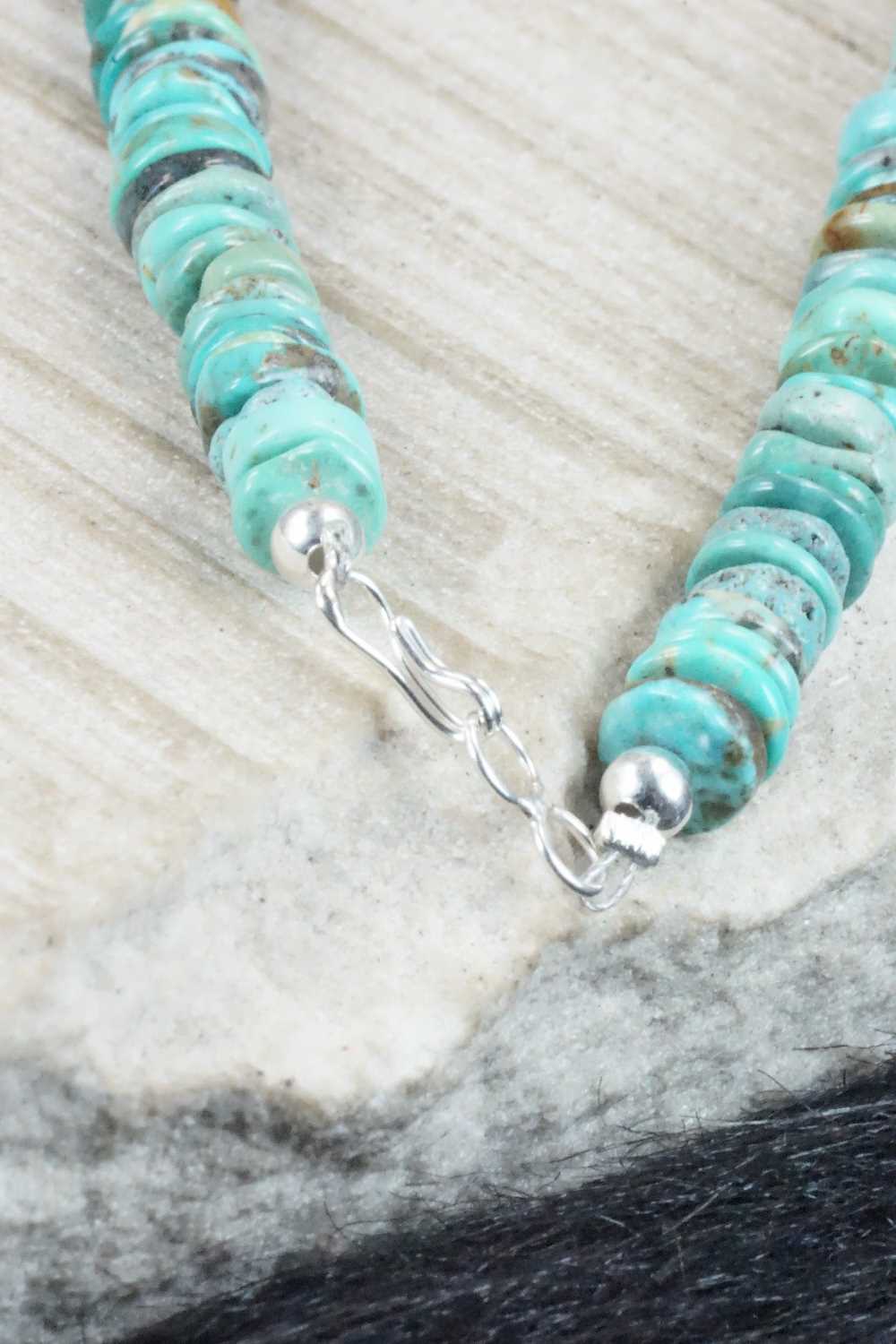 Turquoise & Sterling Silver Necklace - Doreen Jake
