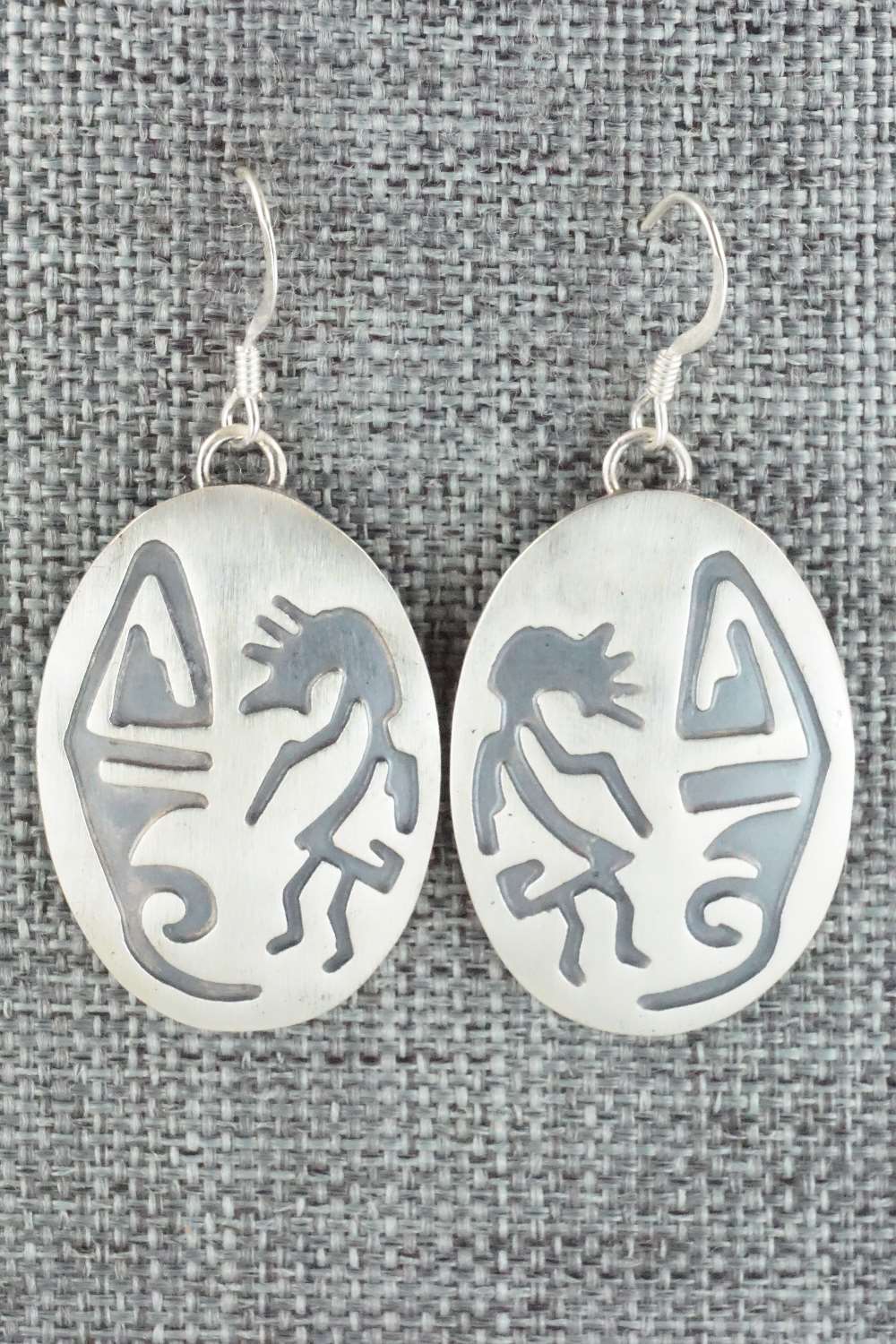 Sterling Silver Earrings - Charlie Yazzie
