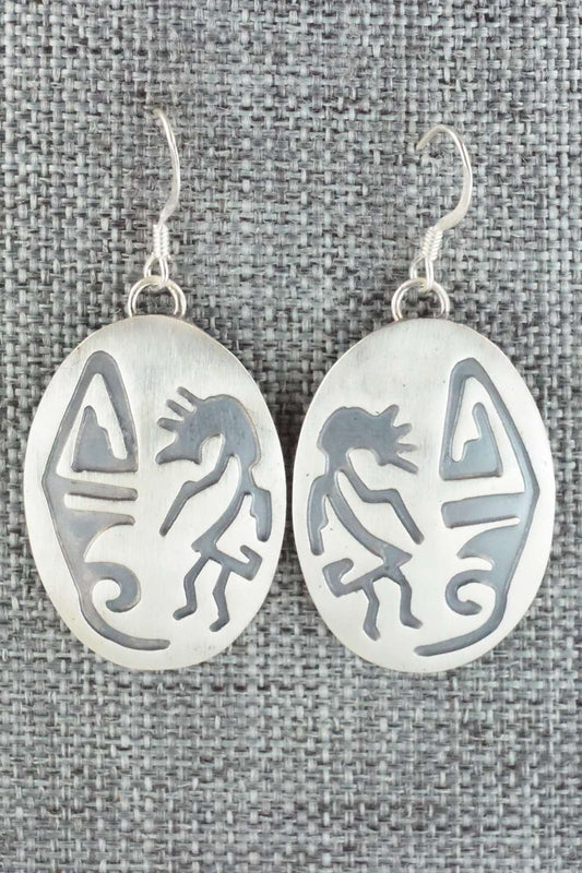Sterling Silver Earrings - Charlie Yazzie