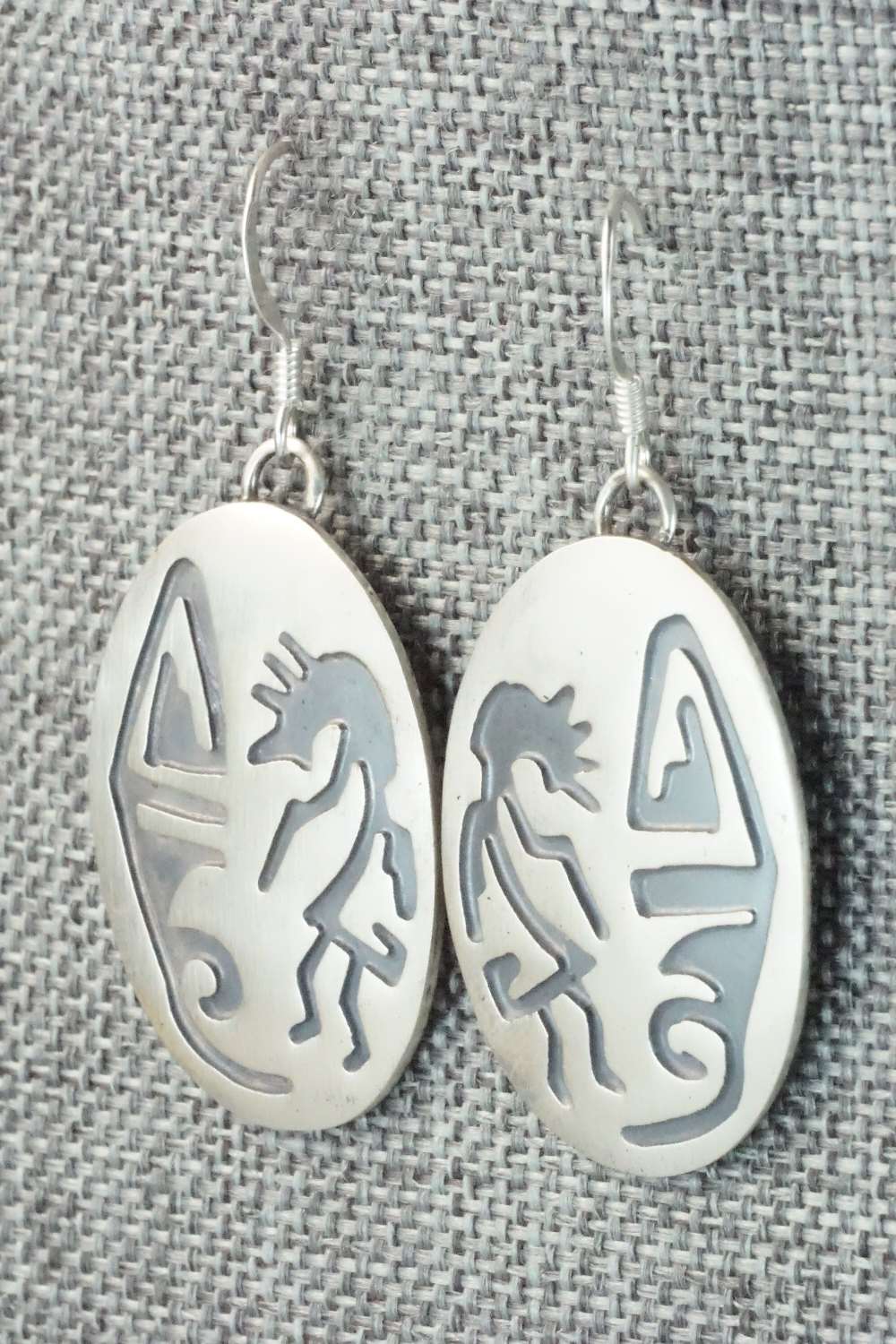 Sterling Silver Earrings - Charlie Yazzie