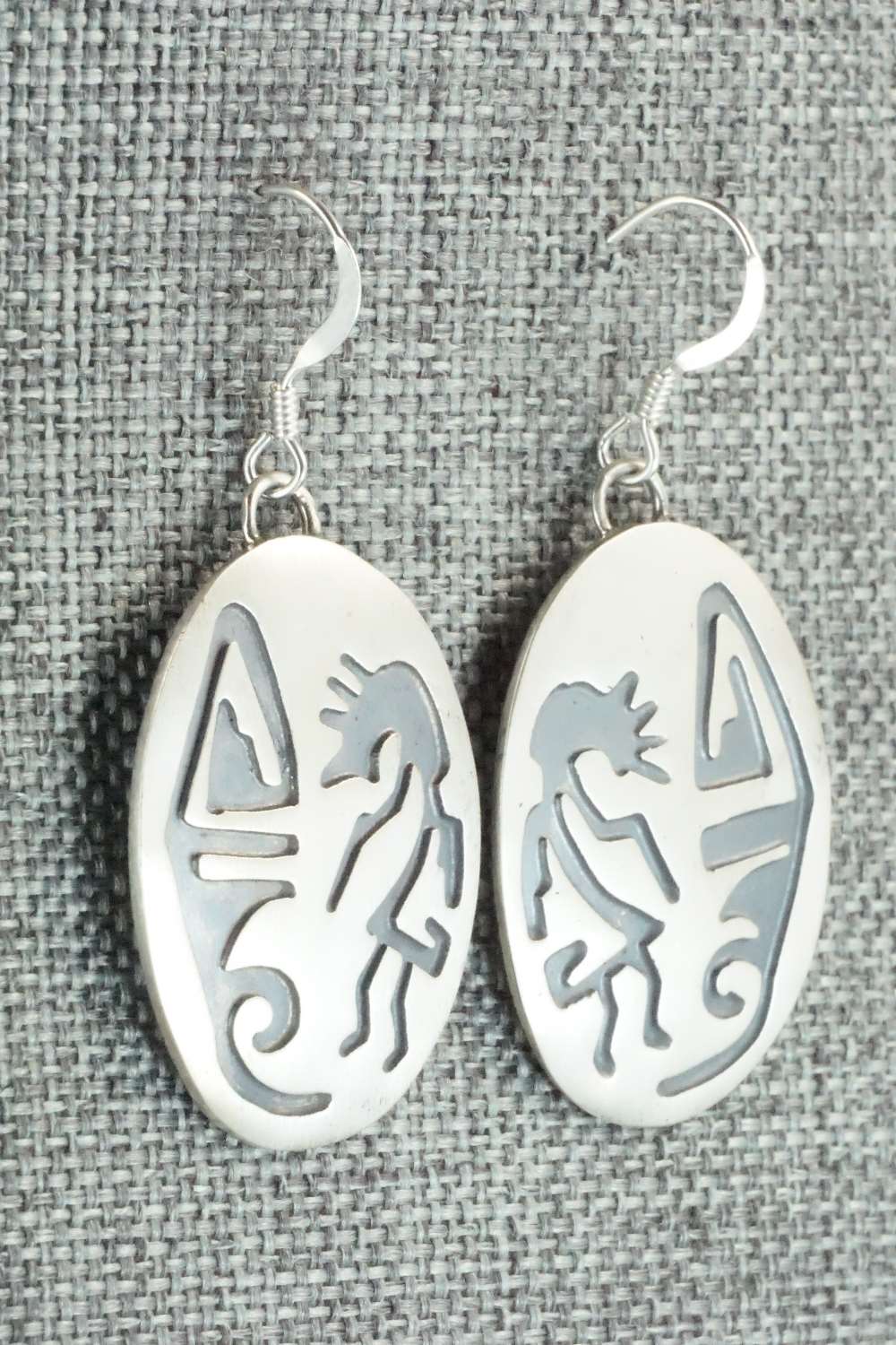 Sterling Silver Earrings - Charlie Yazzie