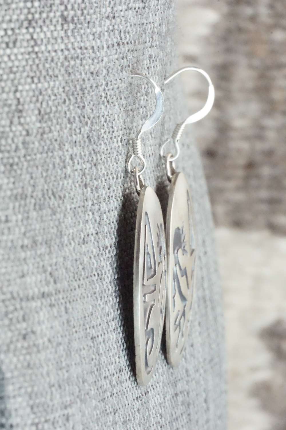 Sterling Silver Earrings - Charlie Yazzie