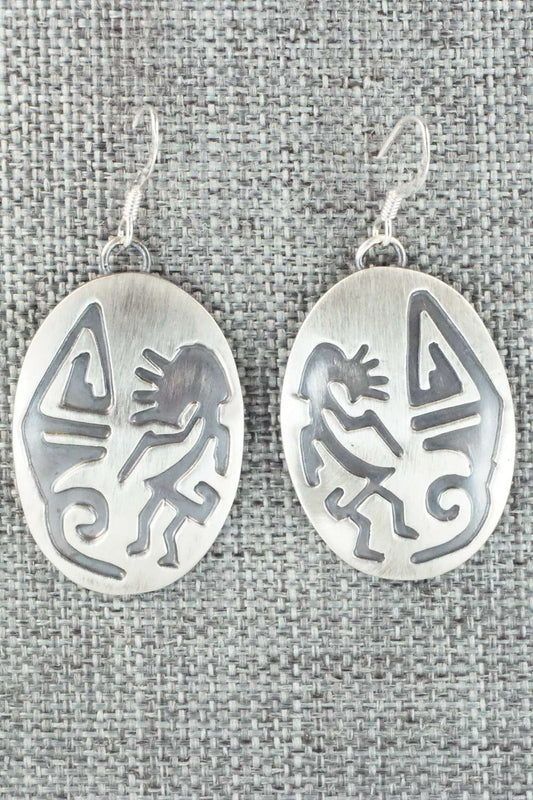 Sterling Silver Earrings - Charlie Yazzie