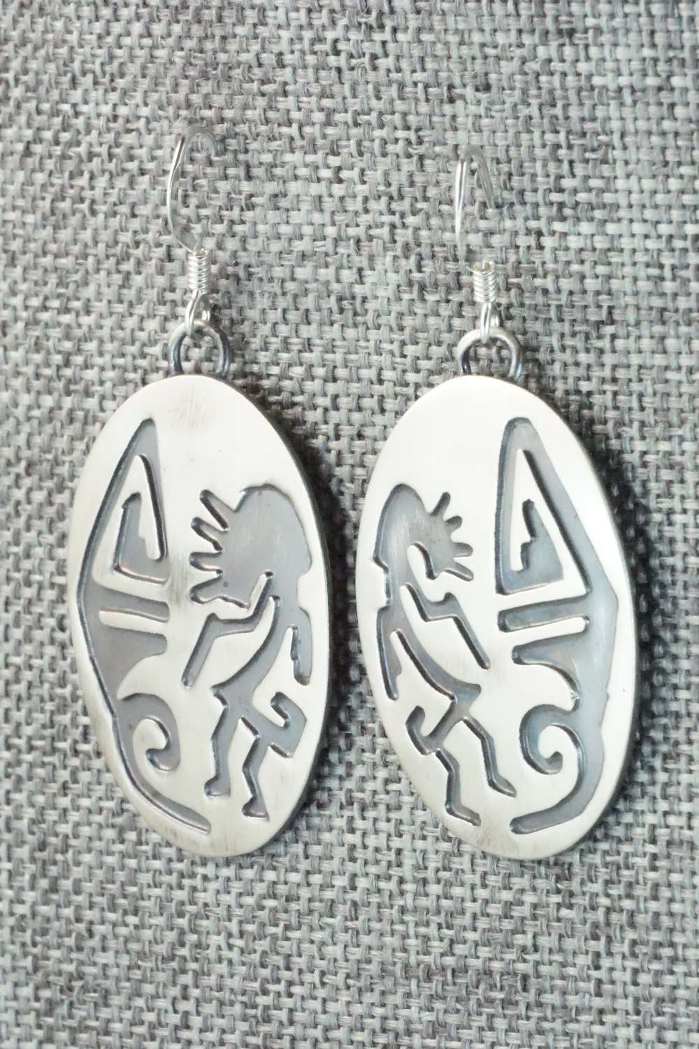 Sterling Silver Earrings - Charlie Yazzie