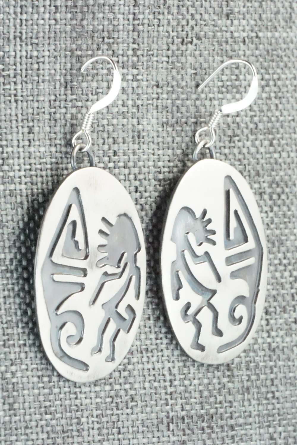 Sterling Silver Earrings - Charlie Yazzie