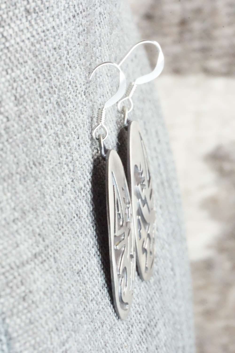 Sterling Silver Earrings - Charlie Yazzie