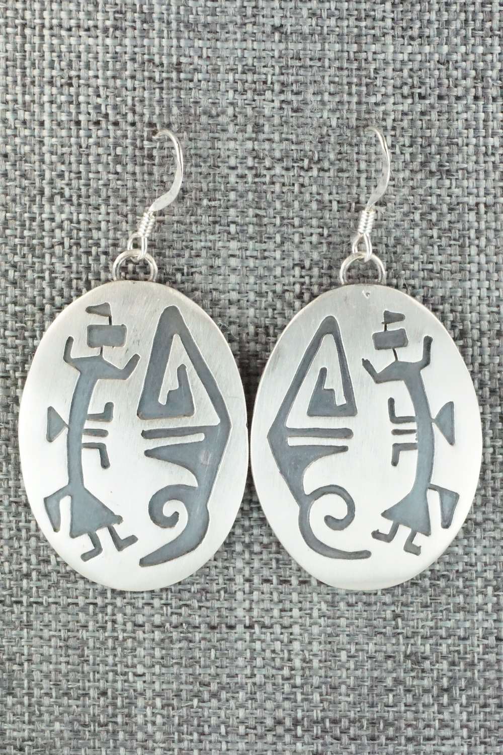 Sterling Silver Earrings - Charlie Yazzie