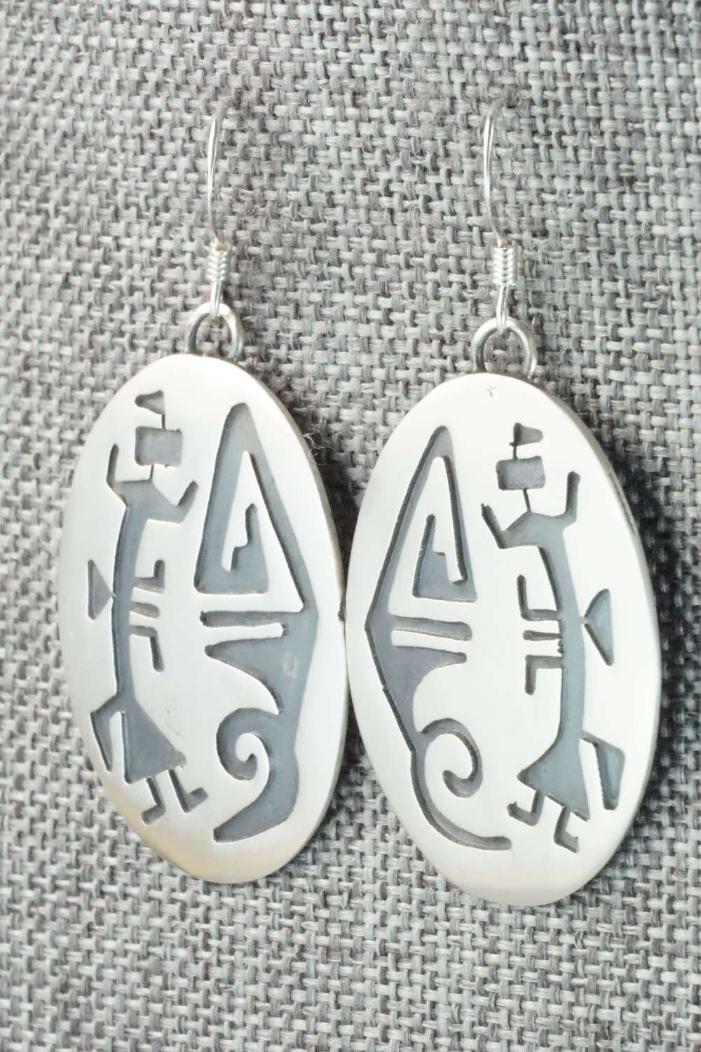 Sterling Silver Earrings - Charlie Yazzie