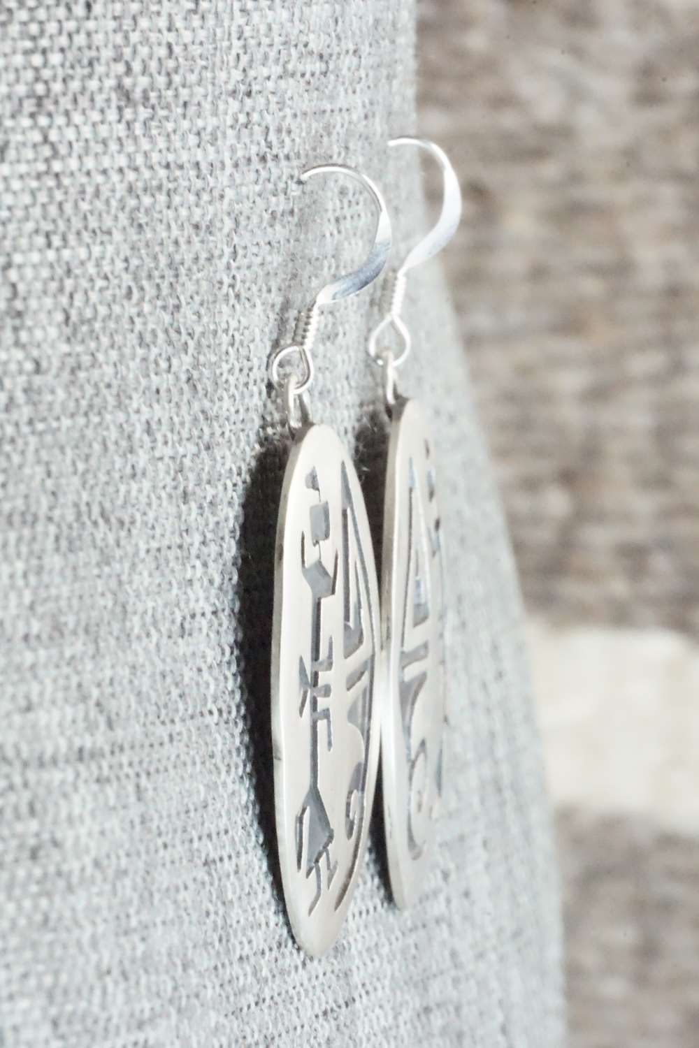Sterling Silver Earrings - Charlie Yazzie