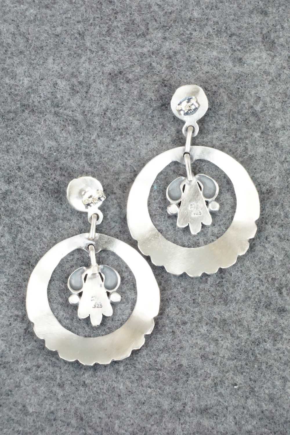 Turquoise & Sterling Silver Earrings - Annie Spencer