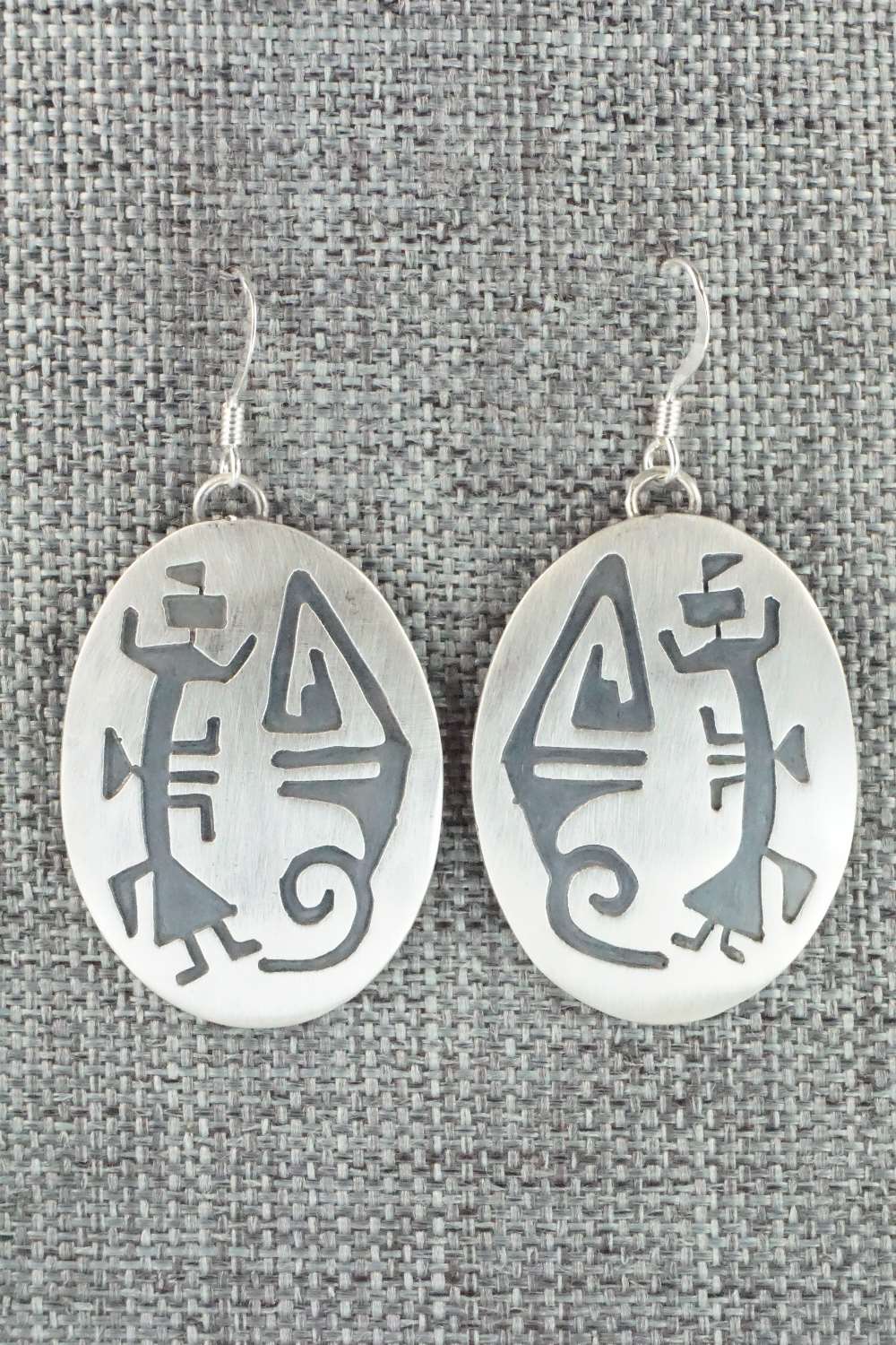 Sterling Silver Earrings - Charlie Yazzie