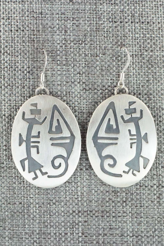 Sterling Silver Earrings - Charlie Yazzie