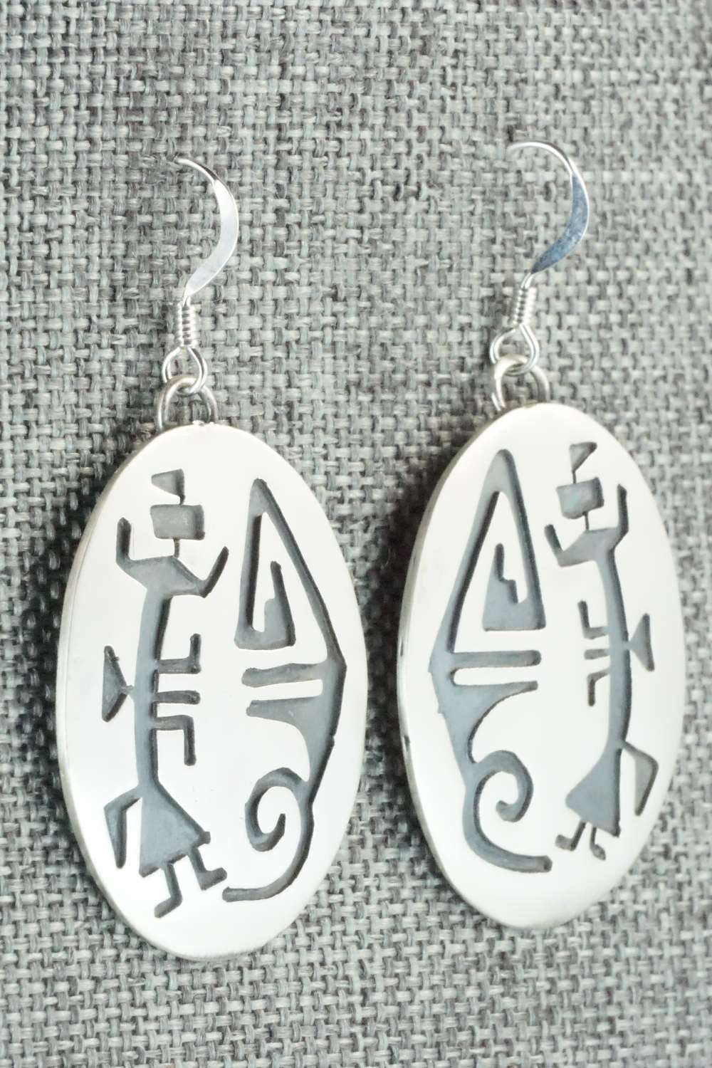 Sterling Silver Earrings - Charlie Yazzie